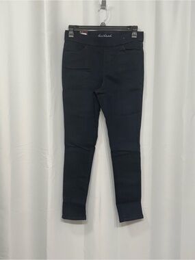 Gloria Vanderbilt Women’s Dark Blue High Rise Pull On Stretch Slim Denim Jeans 8